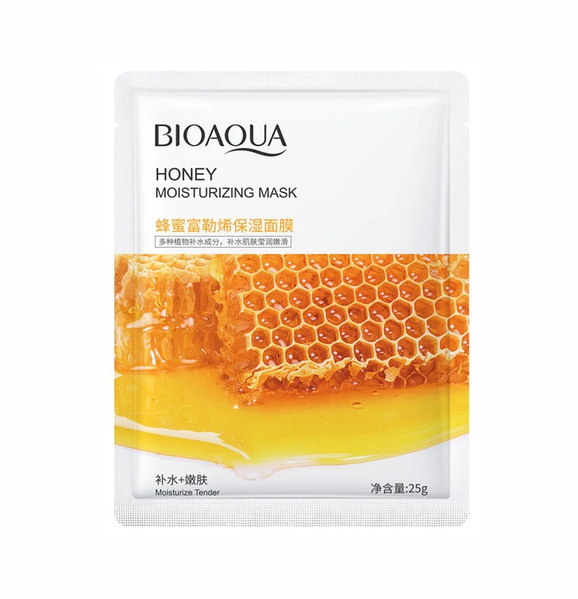 Маска для лица Bioaqua Honey Moisturizing увлажняющая с экстрактом меда 25 г (011523)