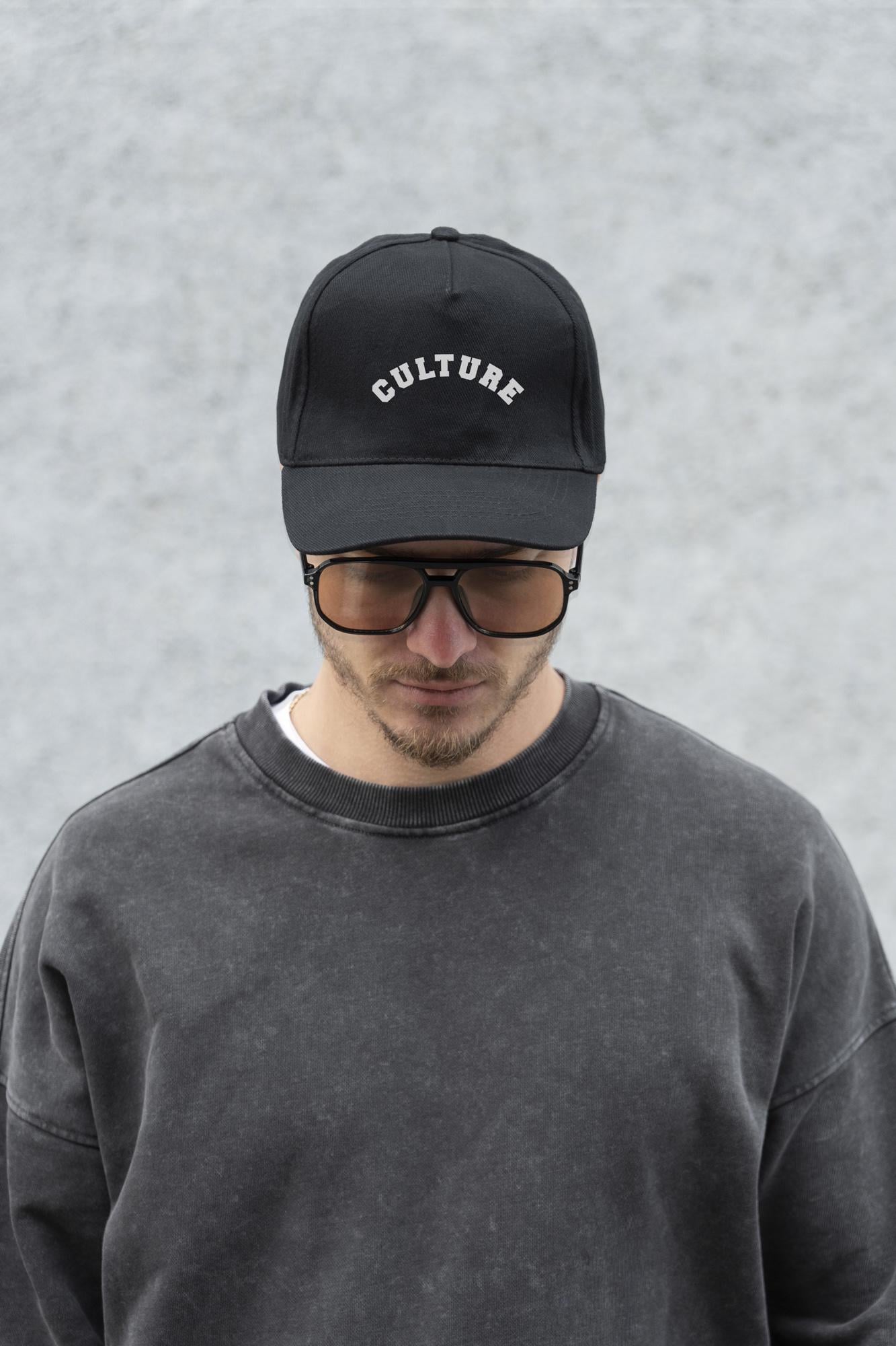 Бейсболка Without с принтом Culture унисекс Black (8049777)