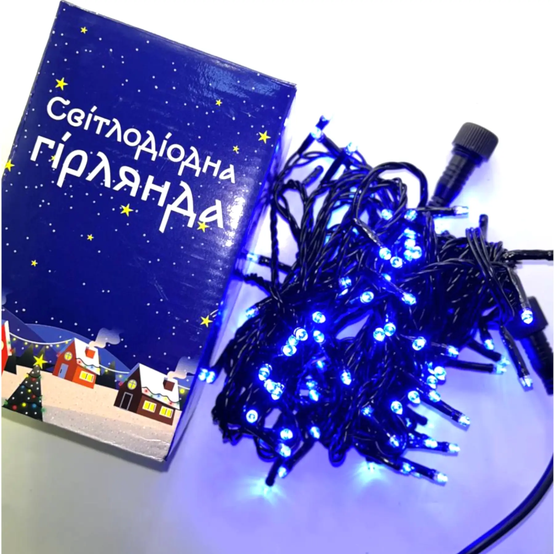 Гирлянда уличная Ultralight DL String 100 LED 10 м IP44 без контроллера Синий (13455361)