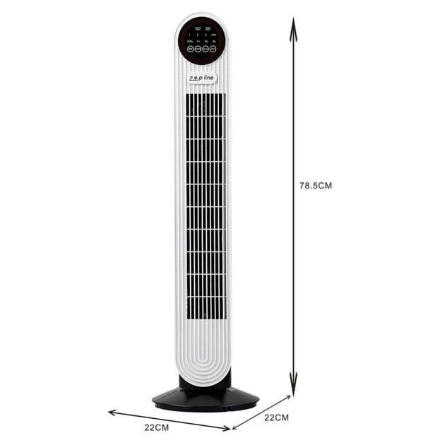 Вентилятор підлоговий Zepline ZP-138 500 Вт 500 Вт 3 швидкості (ZP-139) - фото 2