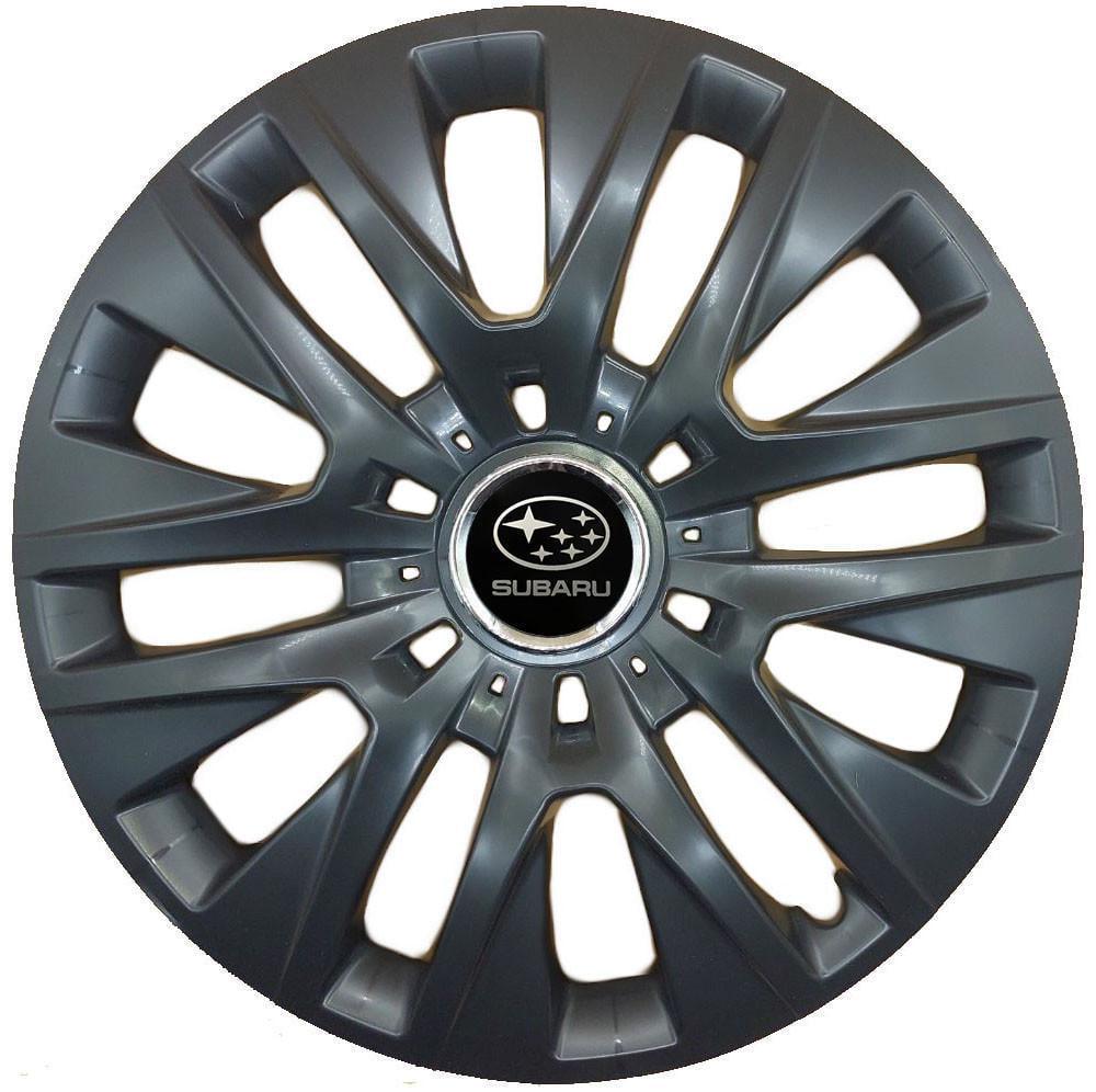 Колпаки с логотипом SJS Subaru 429 R16 4 шт. Черный (31005685)