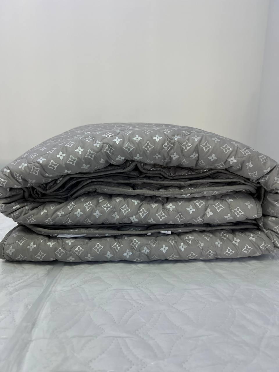 Одеяло двойное полуторное на кнопках холофайбер 150х210 см Серый (22936635) - фото 2 Одеяло двойное полуторное на кнопках холофайбер 150х210 см Серый (22936635) - фото 2