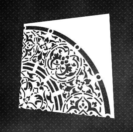 Трафарет многоразовый DFA Круглый узор 67 для штукатурки и краски (С00067) Трафарет многоразовый DFA Круглый узор 67 для штукатурки и краски (С00067)