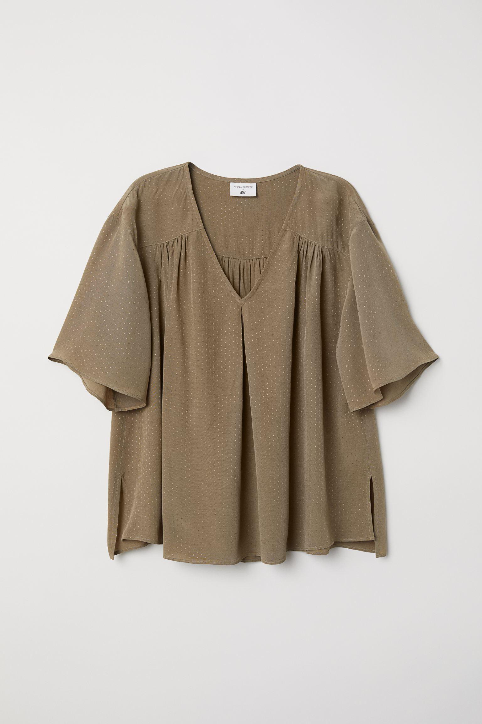 Блуза оверсайз р. 38 Зеленый (6350497ral)