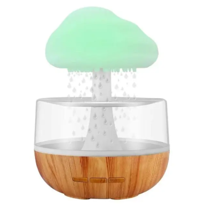 Увлажнитель воздуха RAIN HUMIDIFIER Гриб с ночником с эффектом дождя и подсветкой (AN-102)