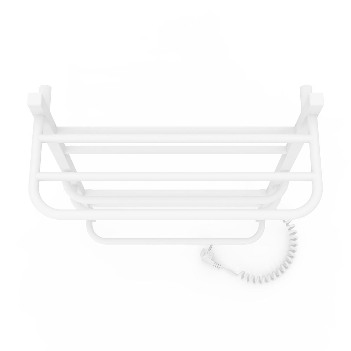 Полотенцесушитель электрический Laris Зебра Комфорт ЧФ8 стальная 500х800 мм с полкой и правым подключением Белый (132-127-73207785) - фото 4 Полотенцесушитель электрический Laris Зебра Комфорт ЧФ8 стальная 500х800 мм с полкой и правым подключением Белый (132-127-73207785) - фото 4