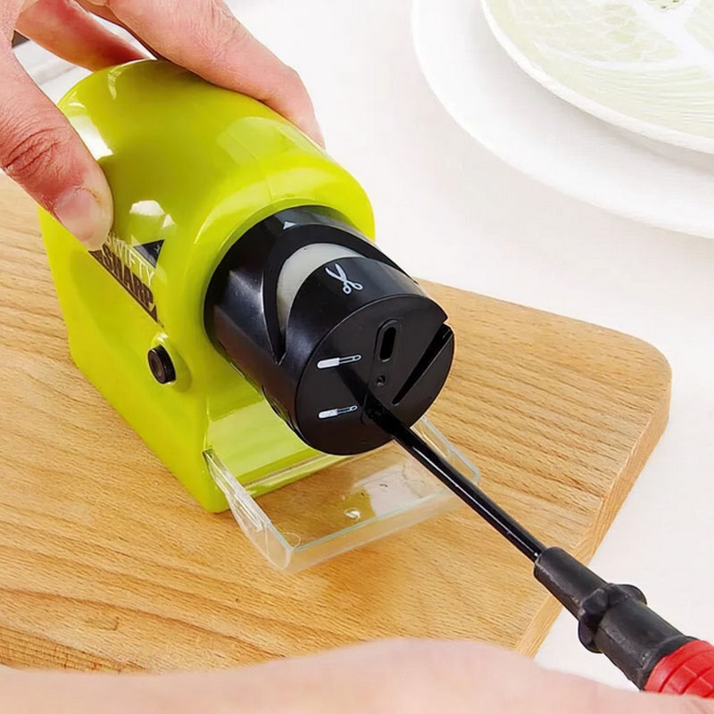 Точилка для ножей Swifty Sharp DY-521 многофункциональная беспроводная (tf7014) - фото 5 Точилка для ножей Swifty Sharp DY-521 многофункциональная беспроводная (tf7014) - фото 5