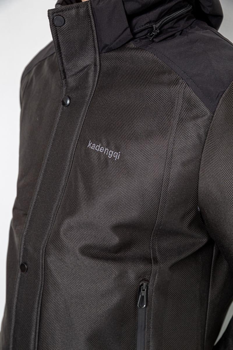 Куртка чоловіча Agerдемісезонна з капюшоном M Чорний (214R22015) - фото 5