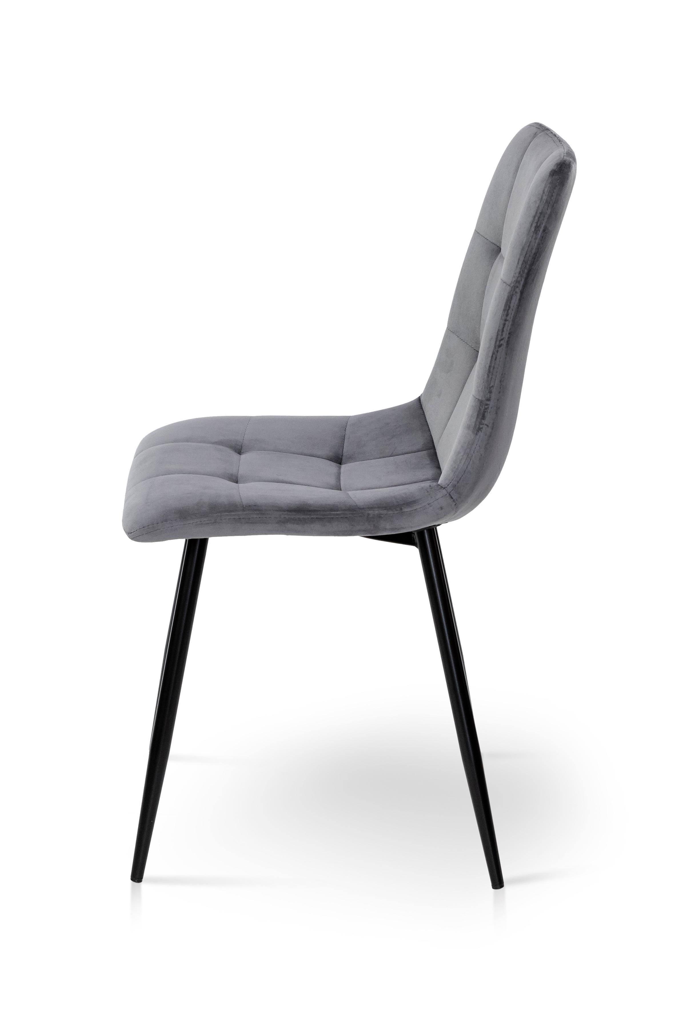 Стул для кухни и гостиной ГРЕЙС Ментос 420х870х450 мм Черный/Серый (GAА0054751) - фото 3 Стул для кухни и гостиной ГРЕЙС Ментос 420х870х450 мм Черный/Серый (GAА0054751) - фото 3