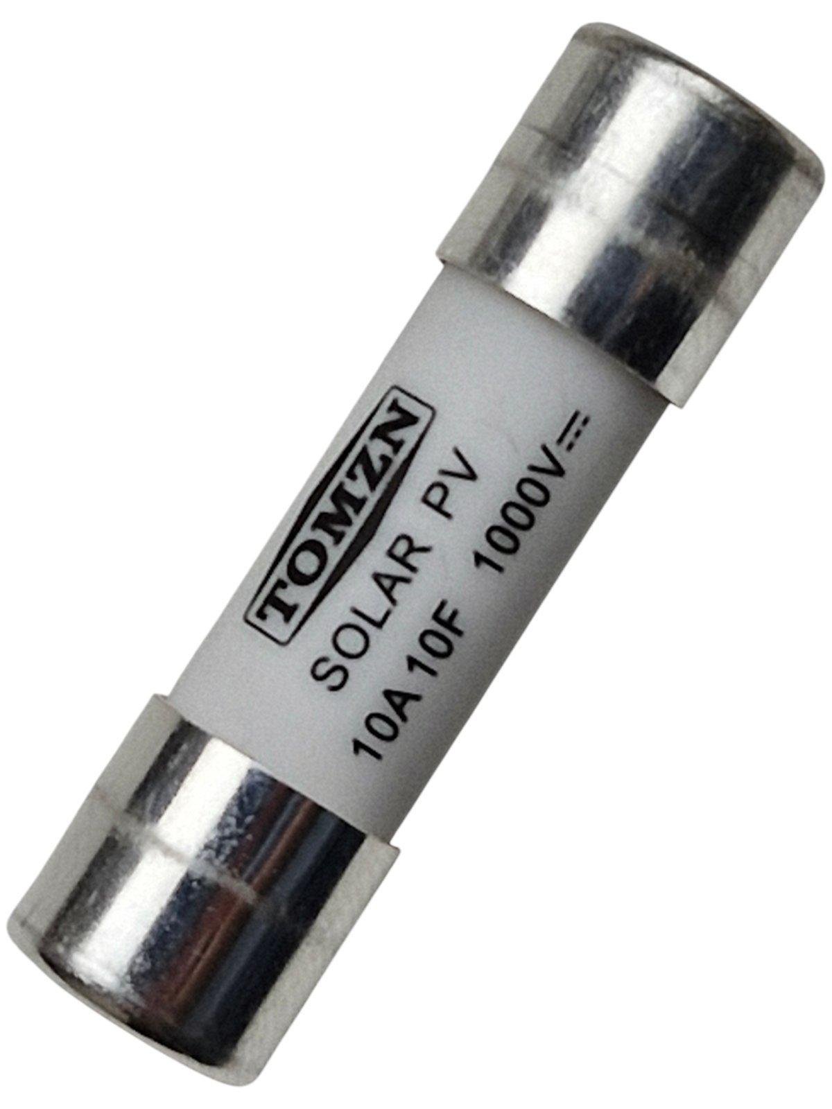 Запобіжник TOMZN 10A 1000V PV gPV плавкий циліндричний для сонячних панелей Solar FUSE 1038 PV систем 10x38 мм (97693619)