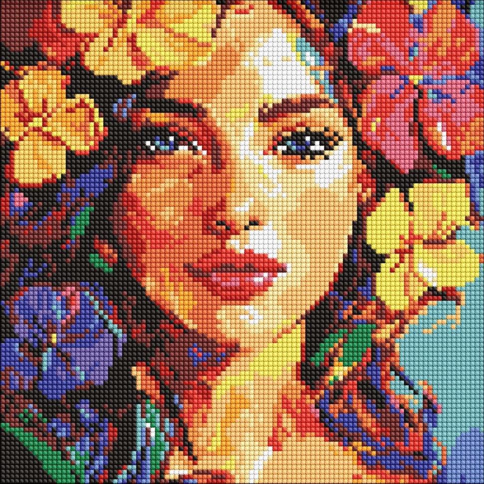 Алмазна мозаїка Тропічна мрія art_selena_ua AMO8264 30х30 см