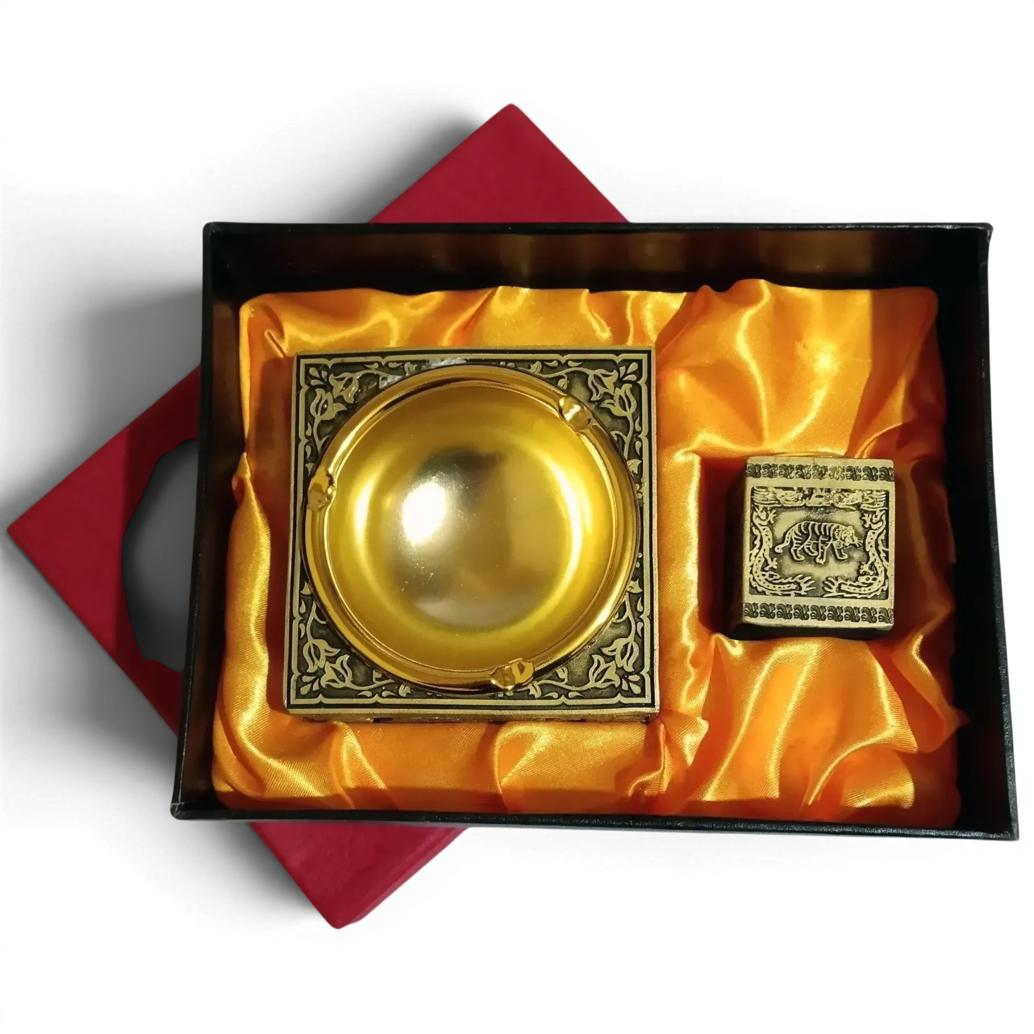 Набір подарунковий Ashtray Dragon D499 2в1 запальничка та попільничка (11394)
