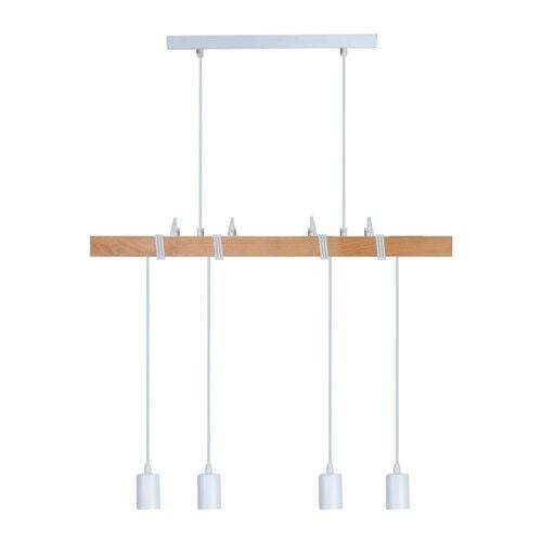 Подвесной светильник ETRON 1-EDR-7623 Kinetic E27 4x40 Вт Белый (63524) Подвесной светильник ETRON 1-EDR-7623 Kinetic E27 4x40 Вт Белый (63524)