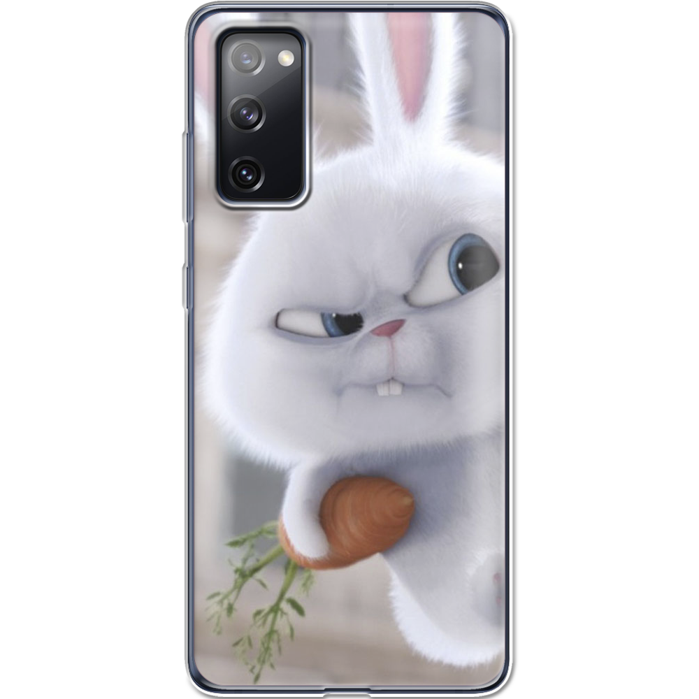 Чохол Boxface Samsung G780 Galaxy S20 FE Rabbit Snowball Прозорий силікон (41035-up1116-41035)