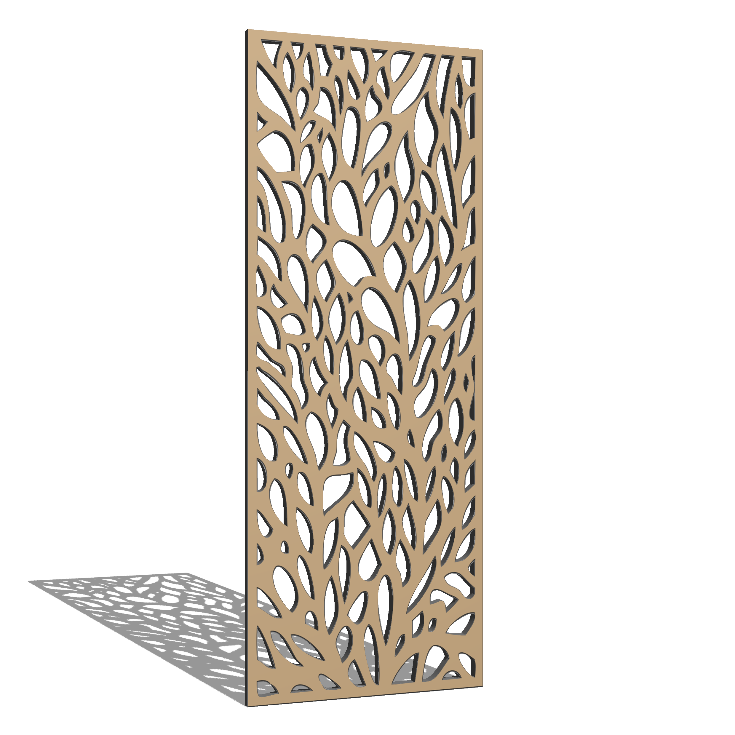 Перегородка резная ALEDRO SR 3 под покраску 2500х950x10 мм (29492843)