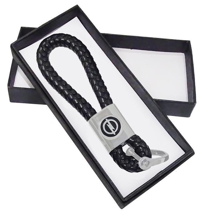 Брелок кожаный косичка Opel с подарочной коробкой (111540)