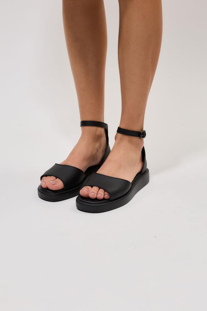 Босоножки женские ALLSY кожаные р. 40 Черный (195343) - фото 2 Босоножки женские ALLSY кожаные р. 40 Черный (195343) - фото 2