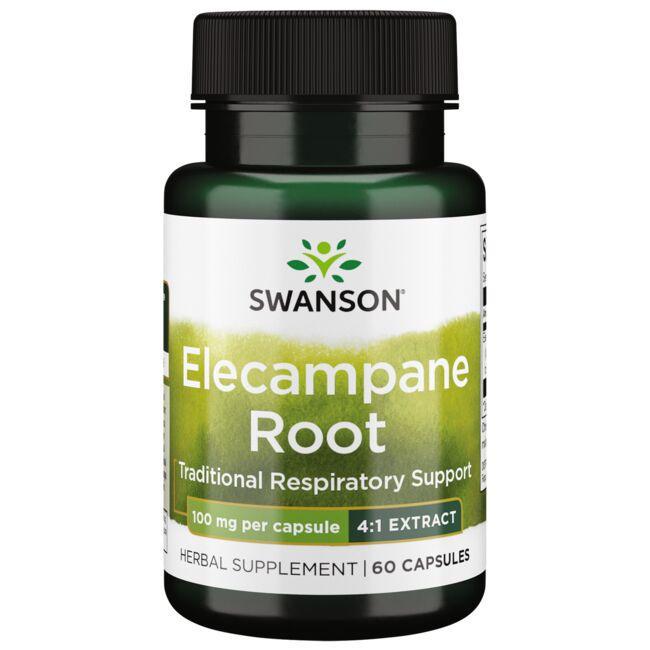 Корень девясила Swanson Elecampane Root 4:1 Extract 100 мг 60 Caps