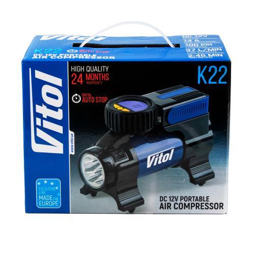 Компресор Vitol K-22 100psi/14Amp/37л - фото 2 Компресор Vitol K-22 100psi/14Amp/37л - фото 2