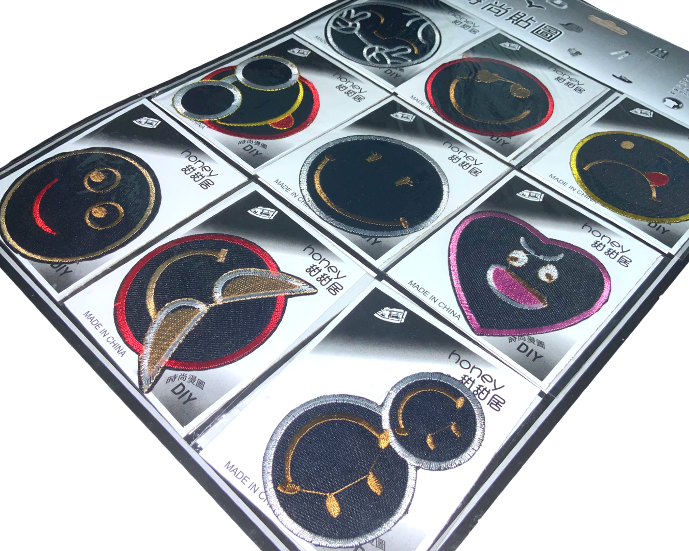 Аппликация для одежды нашивка №82 9 шт. 7х8 см