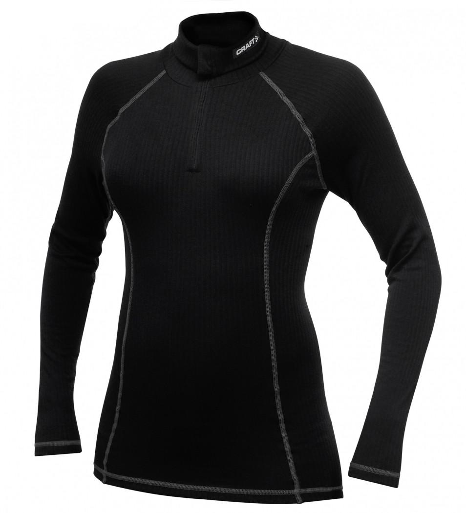 Термобелье женское Craft Be Active Turtleneck на молнии S Black (iz13600)