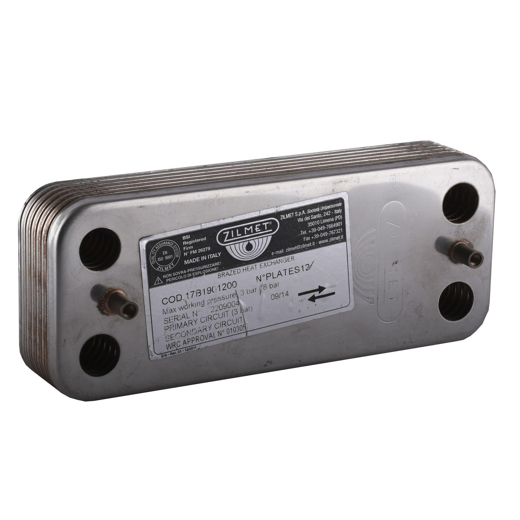 Теплообменник паяный Zilmet ZB190 12пл. 17B1901200 (000008313)
