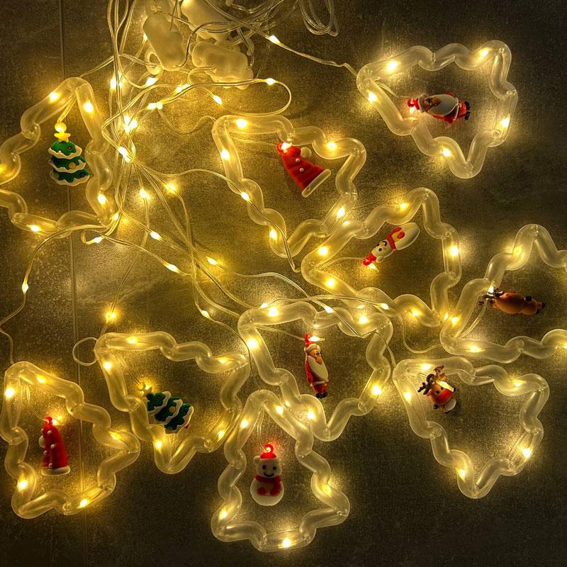 Гірлянда новорічна Ялинка з персонажами з пультом керування 10 ламп 3 м (94525062) - фото 5 Гірлянда новорічна Ялинка з персонажами з пультом керування 10 ламп 3 м (94525062) - фото 5