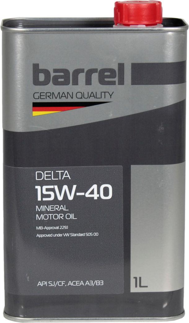 Моторне мастило Barrel Delta бензин/дизель 15W-40 1 л (1409200)