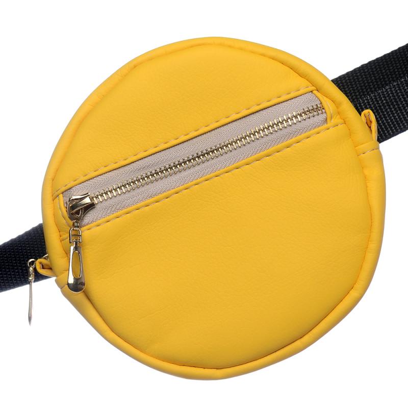 Сумка бананка на пояс Cycle 0SO 16x4 см Жовтий