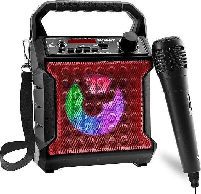 Колонка Risebass з мікрофоном з FM-радіо та SD-картою