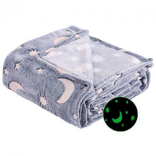 Плед светящийся в темноте Blanket kids Magic Star 150х100 см Серый - фото 23 Плед светящийся в темноте Blanket kids Magic Star 150х100 см Серый - фото 23