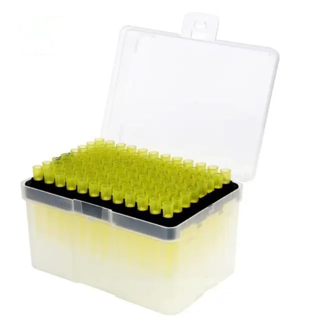 Наконечники для дозатора с фильтром типа Gilson 200 мкл стерильные в штативе 96 шт./уп.