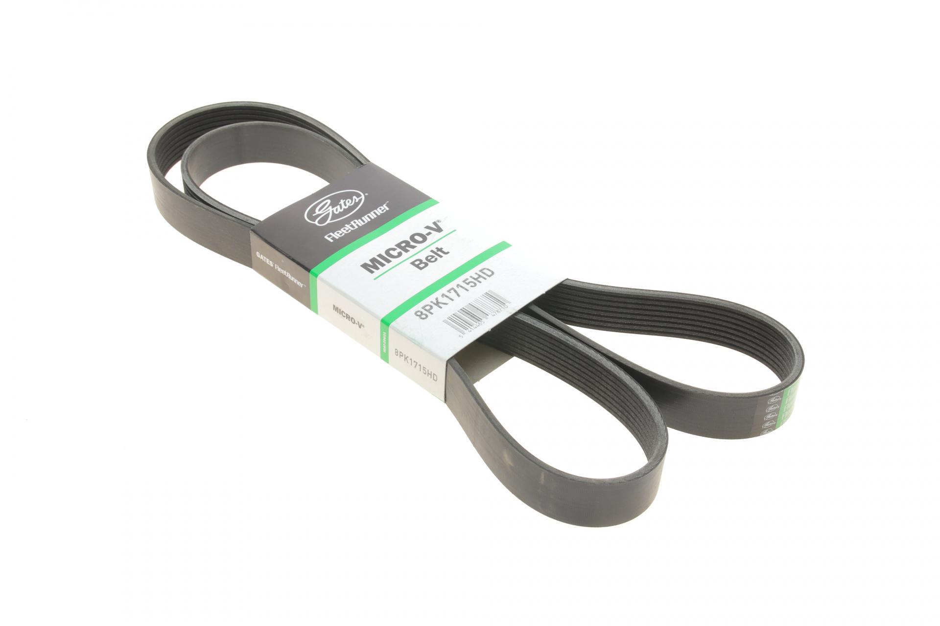 Ремень генератора GATES для Daf CF85/XF95 12.6D 97-13/Volvo FM10 9.6D 99-01 (8PK1715HD)