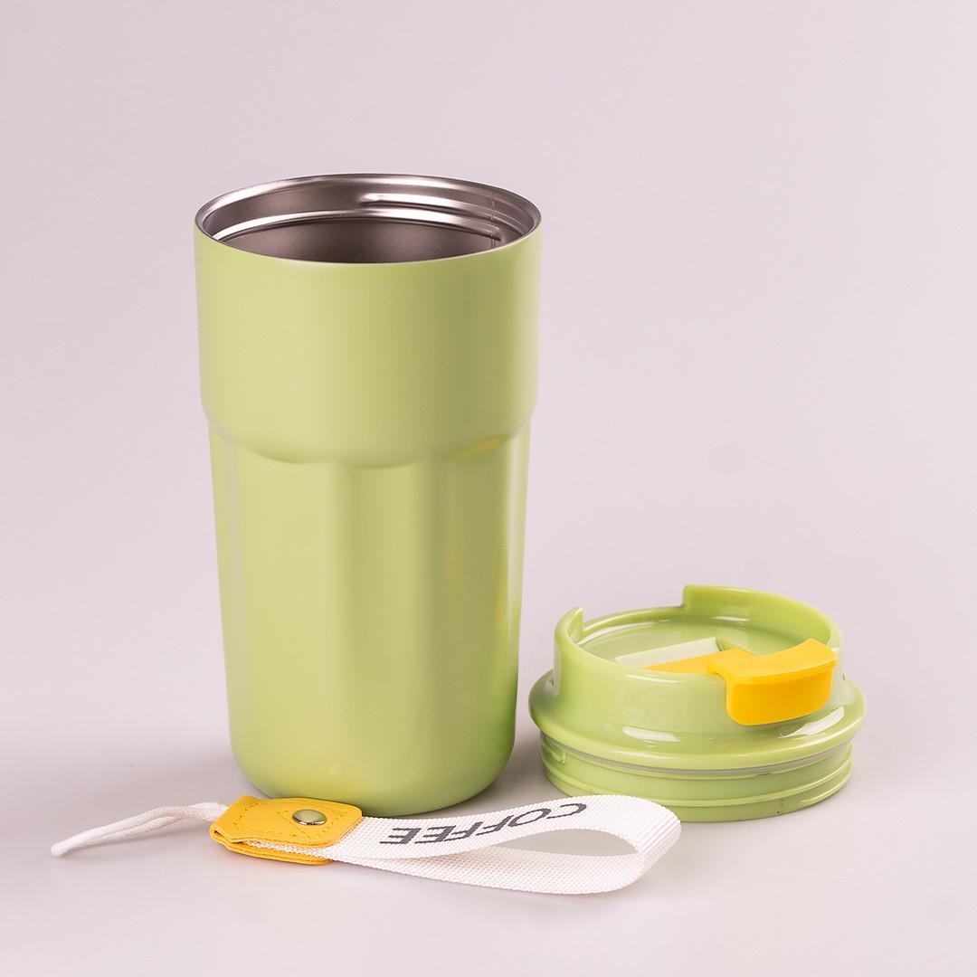 Термокружка з нержавіючої сталі 450 мл Зелений (HP153GR) - фото 3 Термокружка з нержавіючої сталі 450 мл Зелений (HP153GR) - фото 3