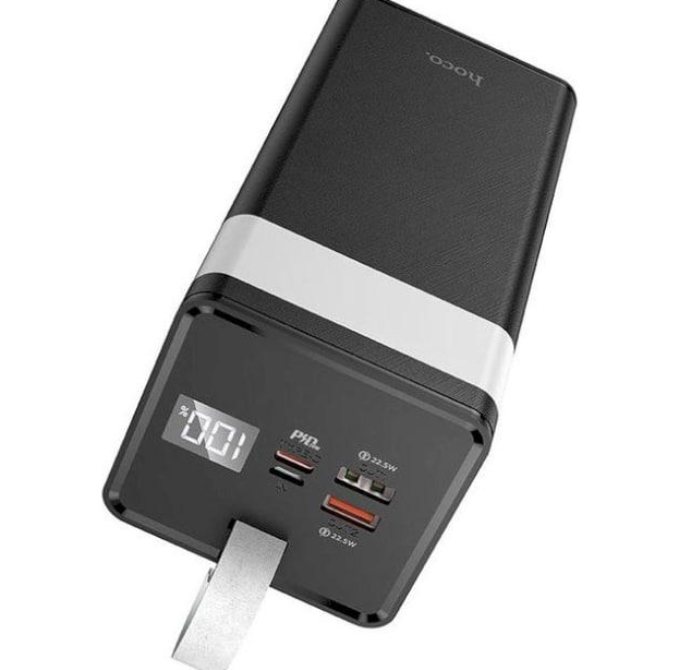 Повербанк Hoco J86A Powermaster 50000 mAh 22,5W 2USB/1Type-C с быстрой зарядкой QC3.0/PD3.0 Black (000384) - фото 4