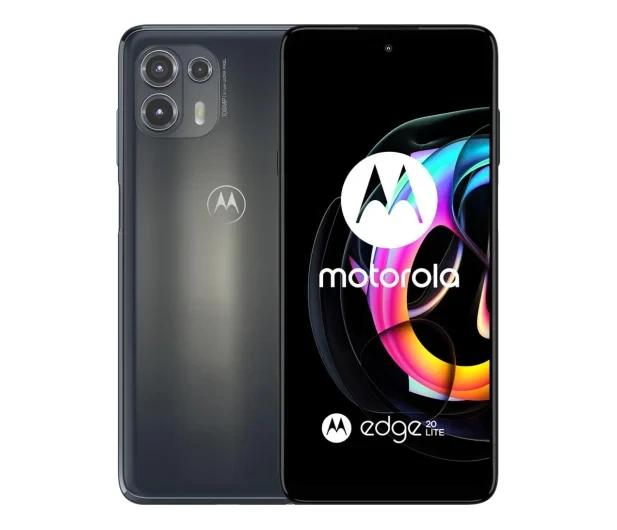 Смартфон Motorola edge 20 lite 5G 8/128GB Electric Graphite 90Hz (PANE0016PL) - фото 2