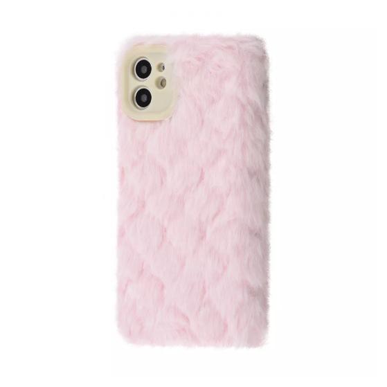 Чехол PRC Fluffy Love Case для телефона iPhone 12 pink (542450005)
