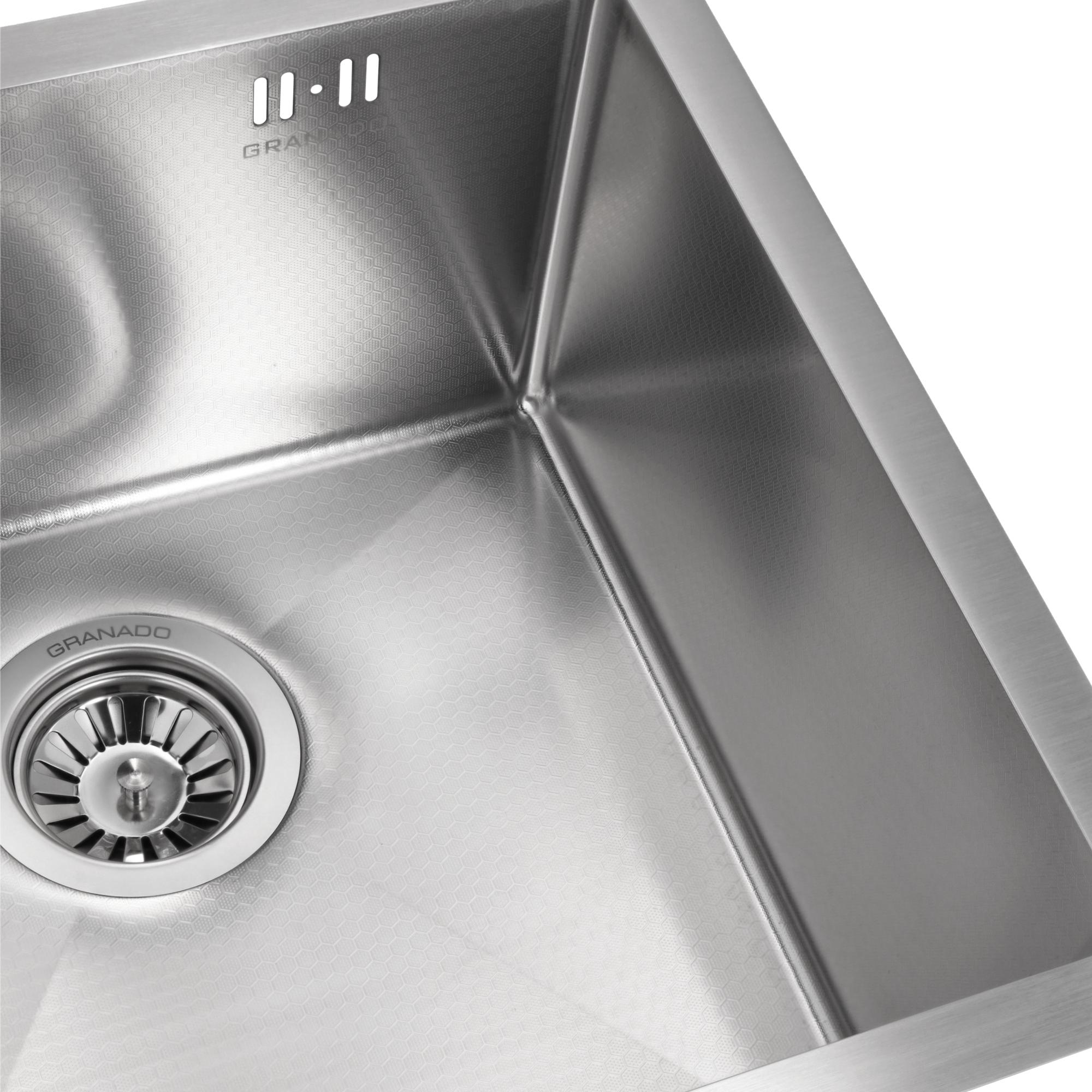 Мийка для кухні Granado Under top Steel S304 Honeycomb - фото 4
