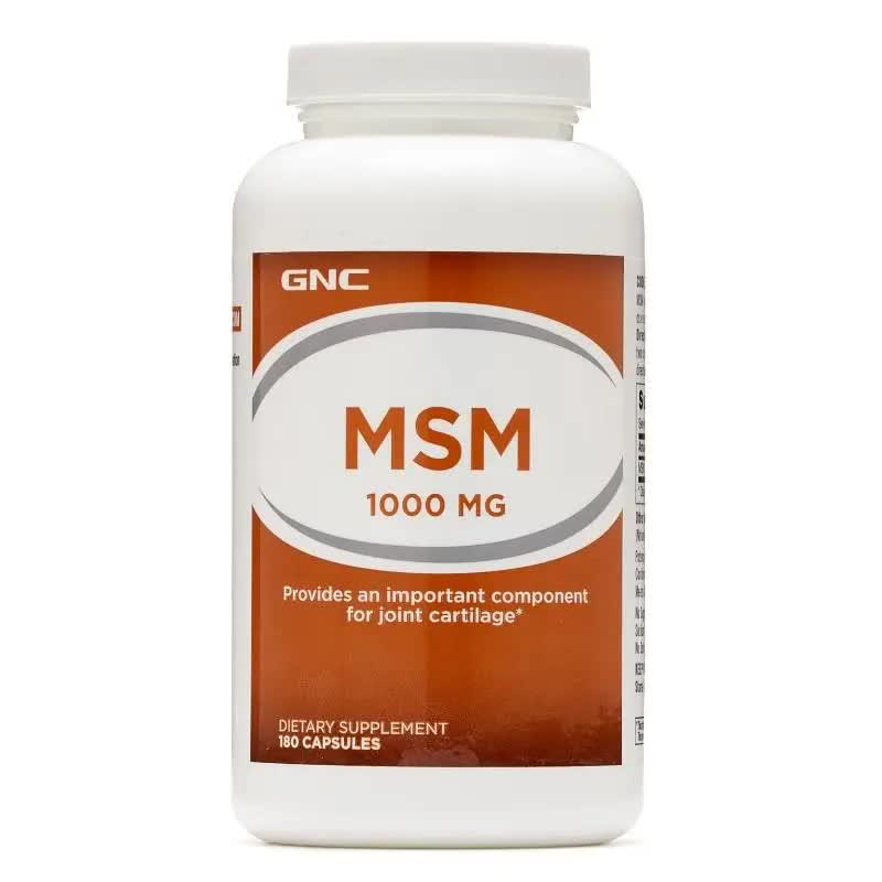 Препарат для суставов и связок GNC MSM 1000 mg 180 Caps