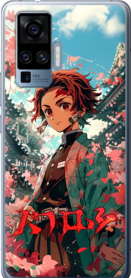Чехол на Vivo X50 Pro Tanjiro Kamado (6132u-1956-42517)