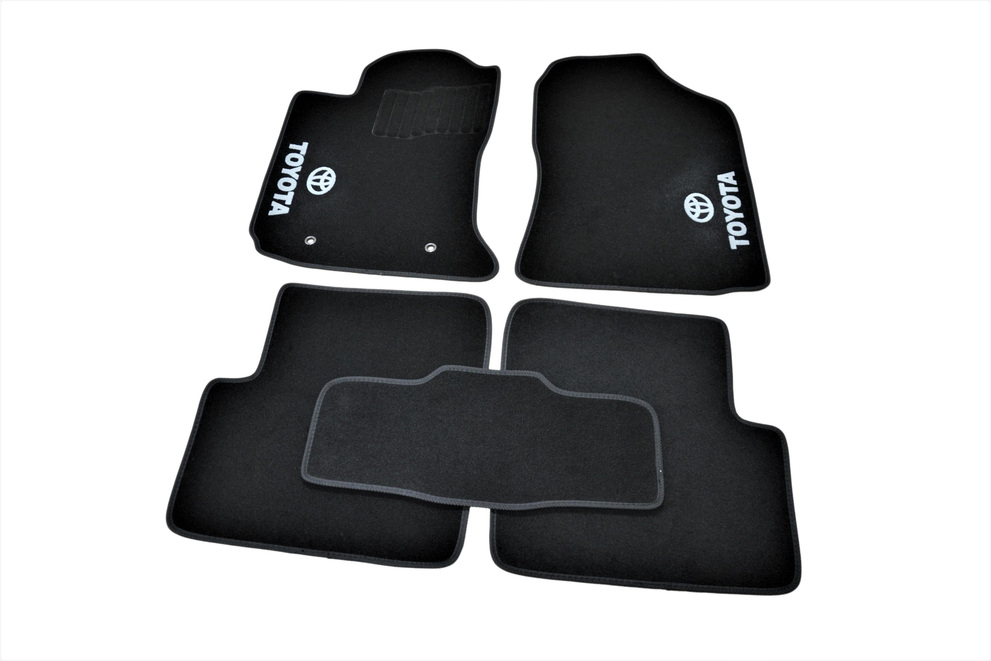 Коврики в салон AVTM ворсовые Toyota Corolla 2001-2006 5 шт. Черный (BLCCR1620)