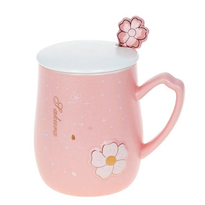 Заварник порцеляновий з кришкою і ложечкою Flora Sakura 0,38 л (32391)