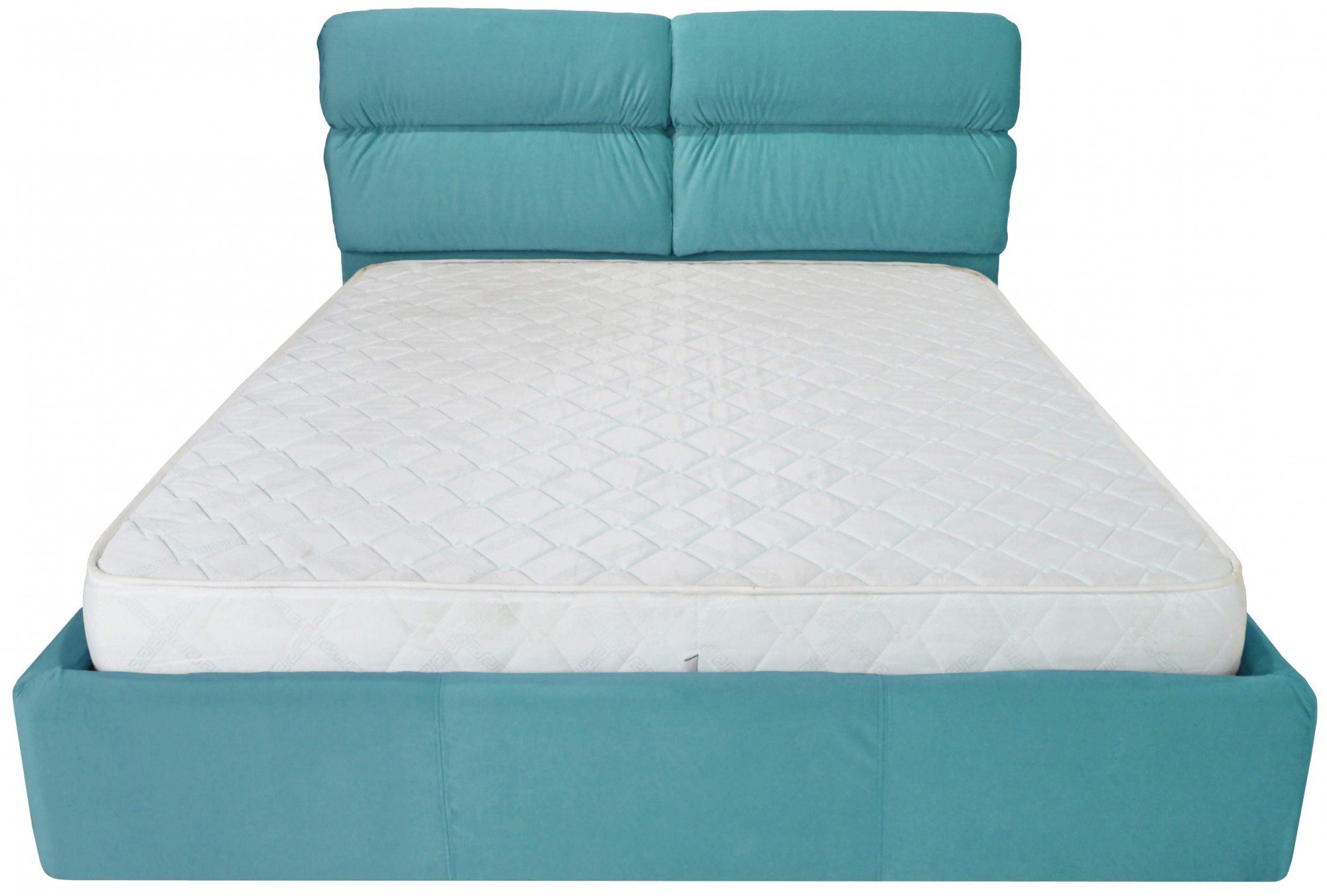 Кровать двуспальная Oxford Standart Missoni 014 160х190 см Голубой