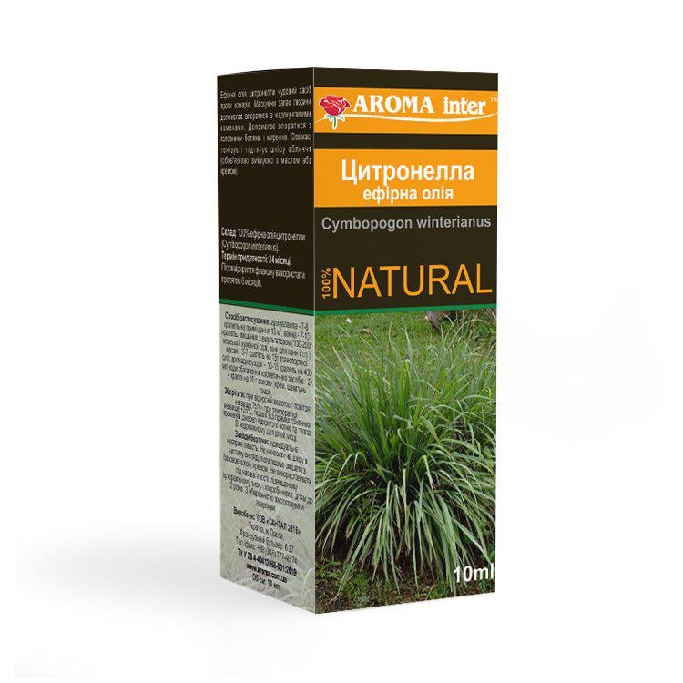Аромаолія ефірна Aroma Inter Цитронелла 10 мл (4039)