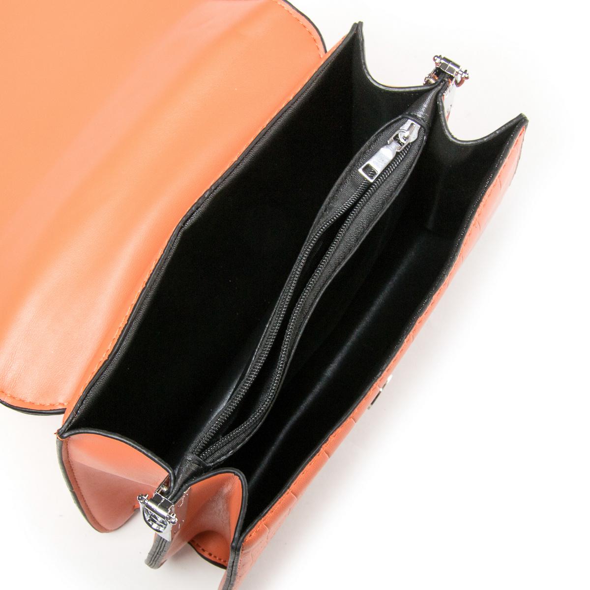 Сумка-клатч Fashion 04-02 16921 Оранжевый - фото 4