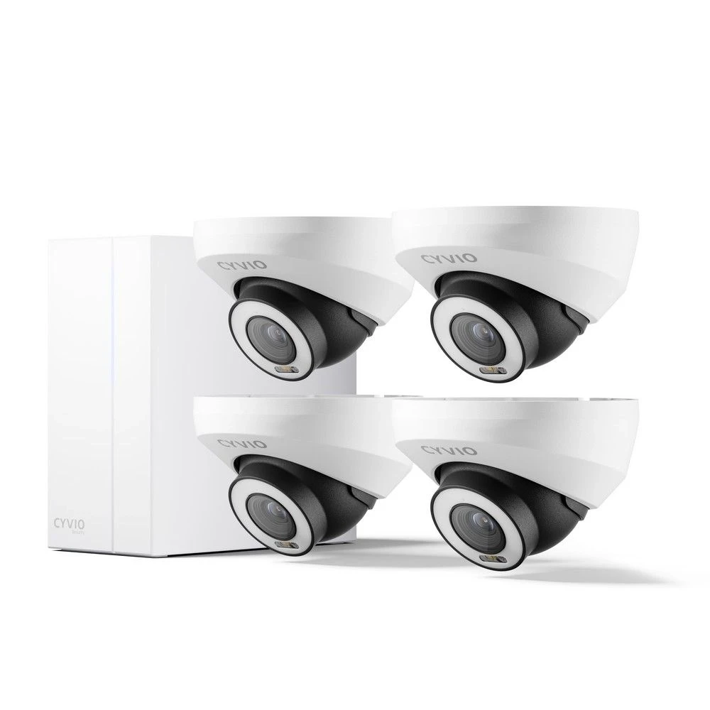 Комплект IP видеонаблюдения CYVIO POE Dome 4Kit 8MP N2814D Комплект IP видеонаблюдения CYVIO POE Dome 4Kit 8MP N2814D