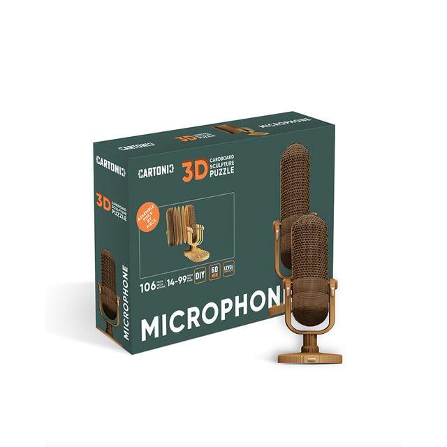 3D Пазл картонний Cartonic Мікрофон (CARTMIC) - фото 6 3D Пазл картонний Cartonic Мікрофон (CARTMIC) - фото 6