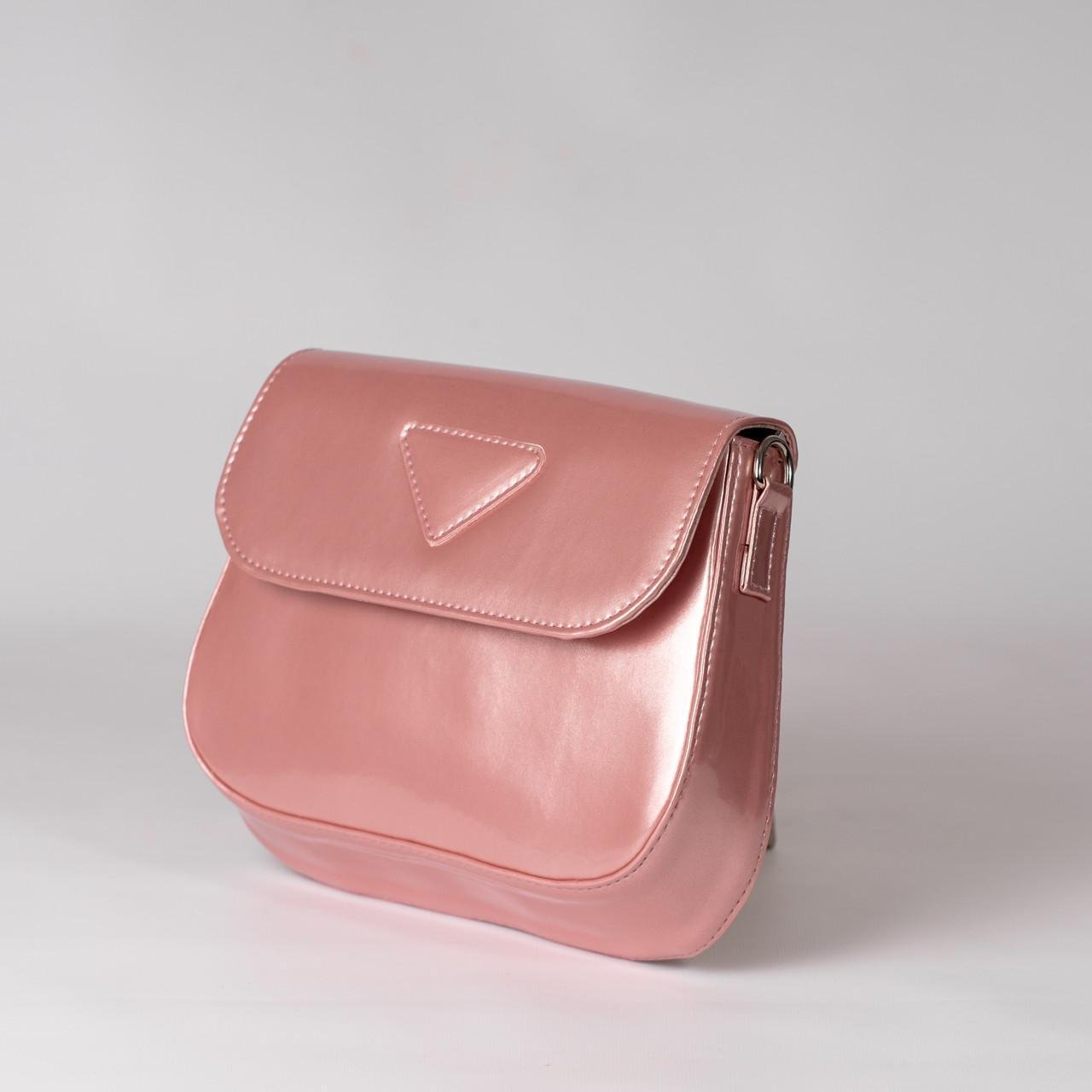 Сумка женская багет XENIA № 07-24 Розовый