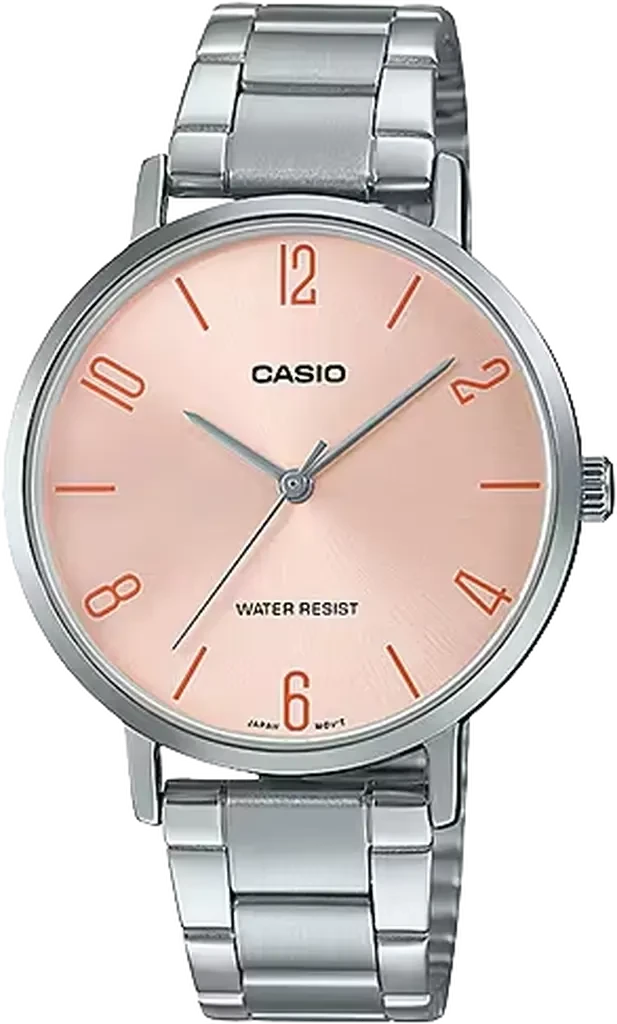 Наручные часы женские Casio Timeless Collection LTP-VT01D-4B2 со стальным корпусом Розовый (3149902559)