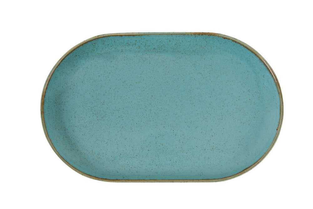 Блюдо овальне Porland Seasons 320 мм Turquoise (118132.T)